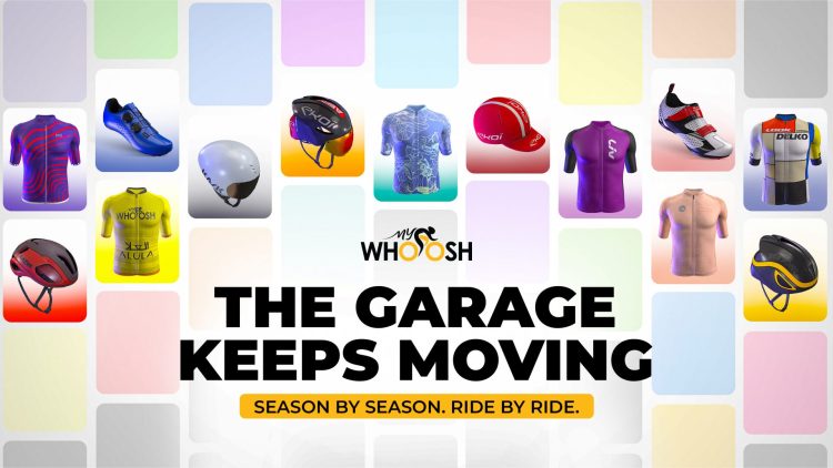 The New MyWhoosh Garage