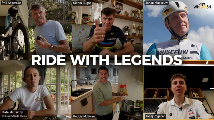 RIDE WITH LEGENDS ON MYWHOOSH